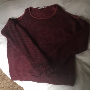 Open Shoulder Sweater